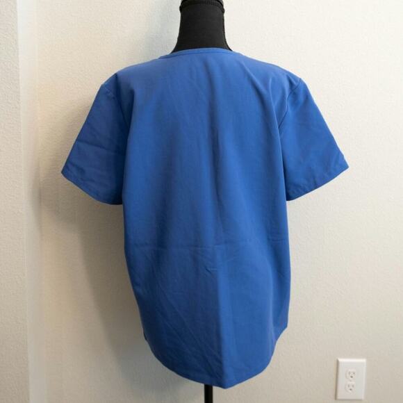 Figs Blue Men's Scrub Top Medium - Picture 2 of 5